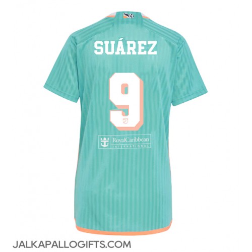 Inter Miami Luis Suarez #9 Kolmaspaita Naiset 2024-25 Lyhythihainen